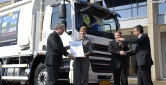 Przekazanie pierwszego DAF CF75 EEV firmie Roteb